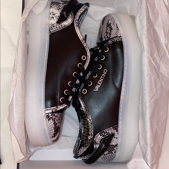Valentino Python Print Sneakers Size 10